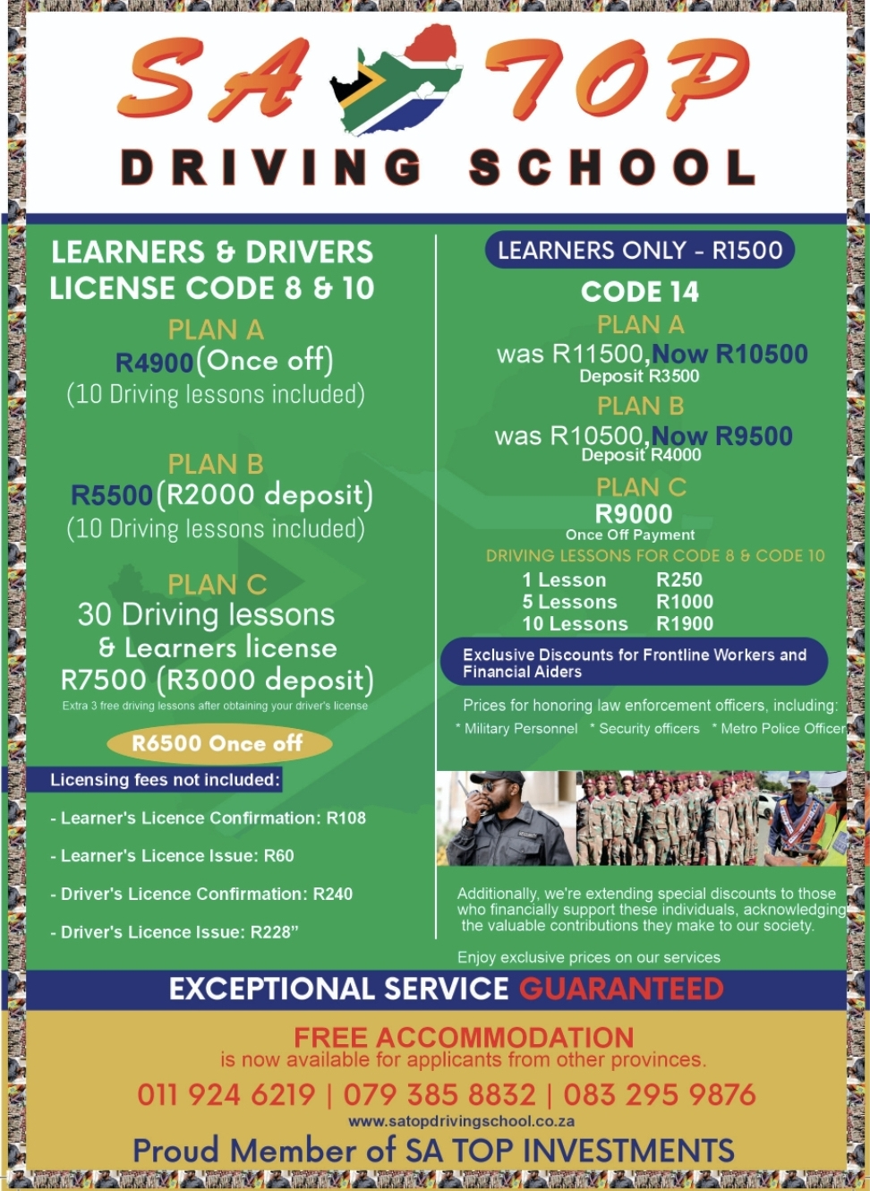 driver license training pamphlet